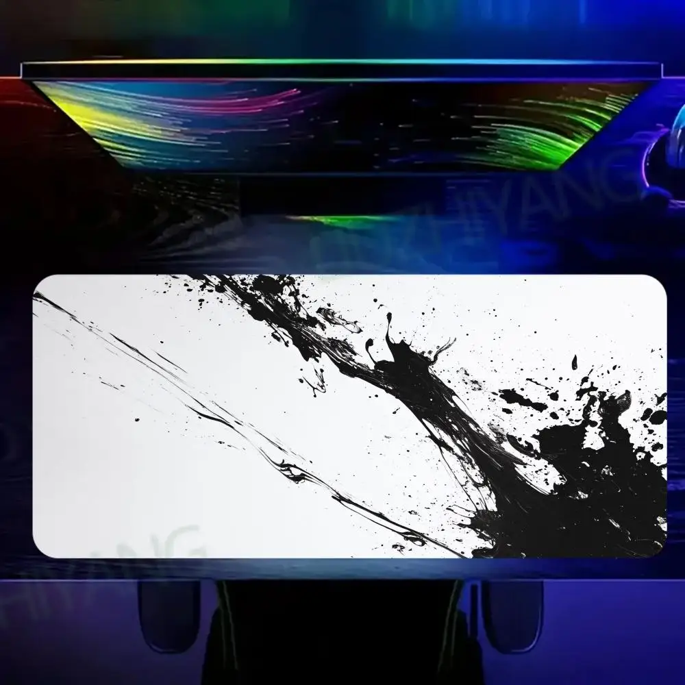 

Paint Splatter Art Mouse Pad XXL Rubber Non-Slip Keyboard Mausepad Large Office Game Table Mats HD Computer Accessories Desk Mat