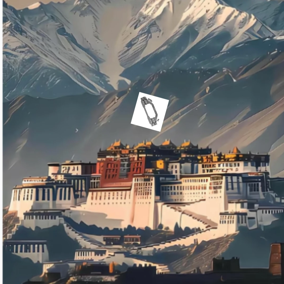 GPM XO-01 Aluminum Center Shaft Mount for 1/10th Scale Cars - Aluminum Construction