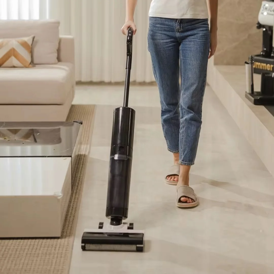 Smart Wet Dry Vacuum Cleaner | 16000Pa Strong Suction Self Cleaning | High Speed Auto Drying Floor Washer for Home Hard Floor view 3