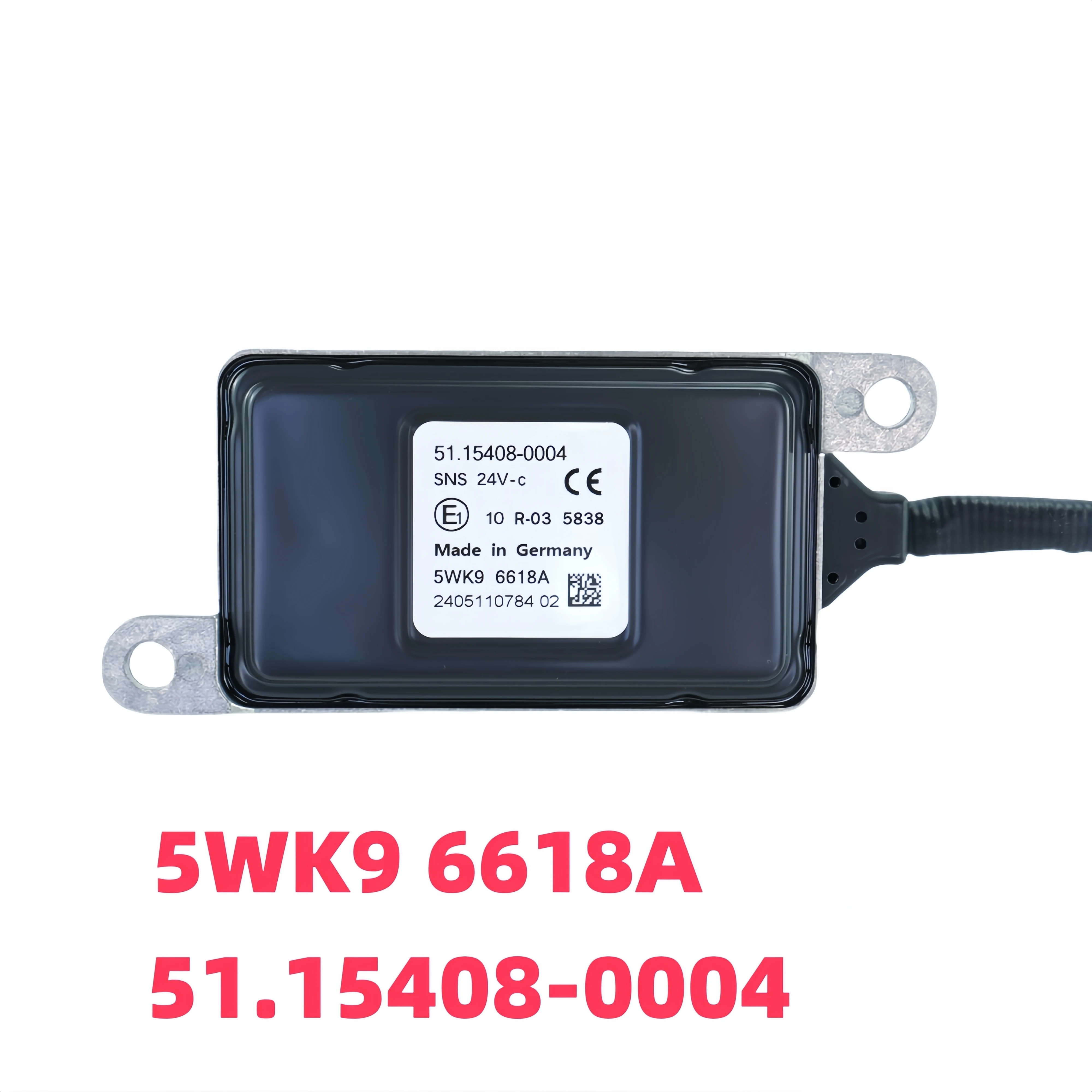 5WK96618A 51.15408-0004 New Nitrogen Oxygen NOX Sensor 24V For MAN TGA TGL TGM TGS TG 51150480004 5WK9 6618A
