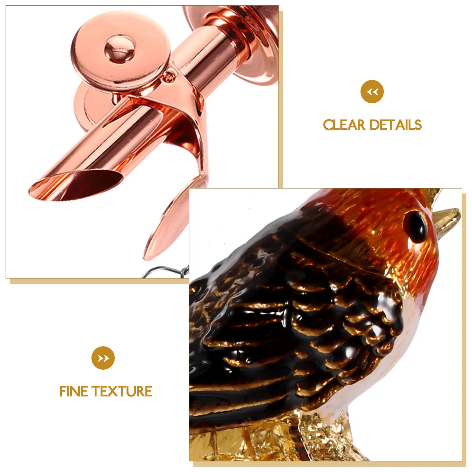 Elegant Bird Shaped Wine Pourer Zinc Alloy Multi Purpose Pourer Aerator Stopper for Wine Bottles Bar Party Home Use