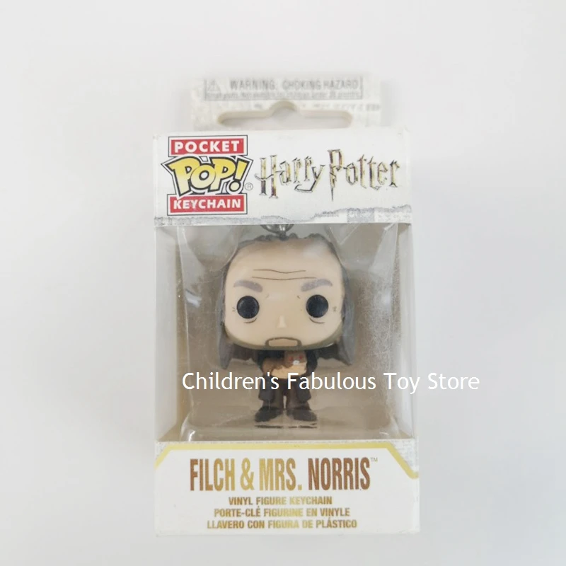 Funko Pocket Keychain Toy Hermione Granger Dobby Dumbledore Malfoy Ginny Ron Hedwig Snape Voldemort Luna Pocket Pop Key Ring Toy