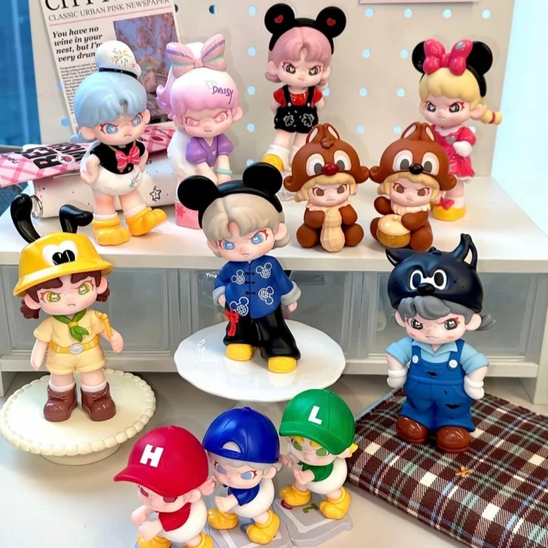 New Toptoy Dora Co Branded Mickey Fantasy Time Blind Box Trendy Art Toy Collectible Figurine Ornament Gift For Enthusiasts