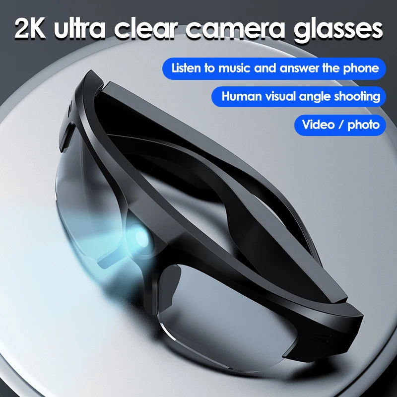 4K high-definition glasses camera, bicycle dash cam, mini sports glasses camera, polarized sunglasses, Bluetooth glasses