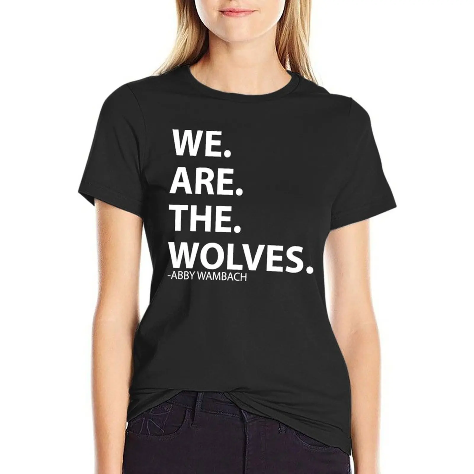 

Футболка с надписью «We Are The Wolf»