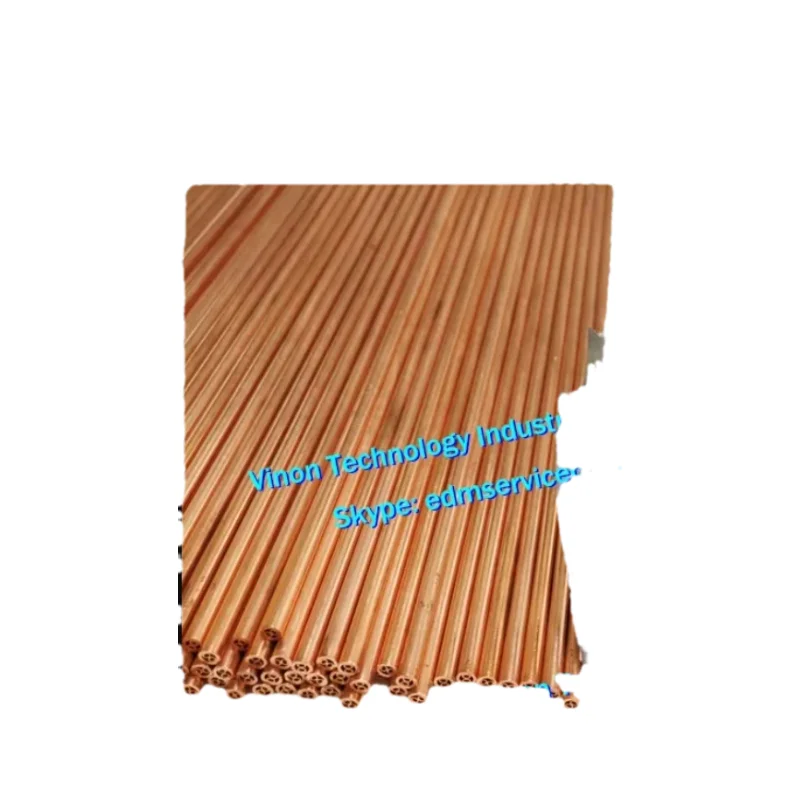 

(30 шт./лот) медная трубка D5,0x400Lmm с несколькими отверстиями, медный электрод для электроэрозионной трубки, многоканальный диаметр. Длина 5,0 мм, длина 400 мм для сверл