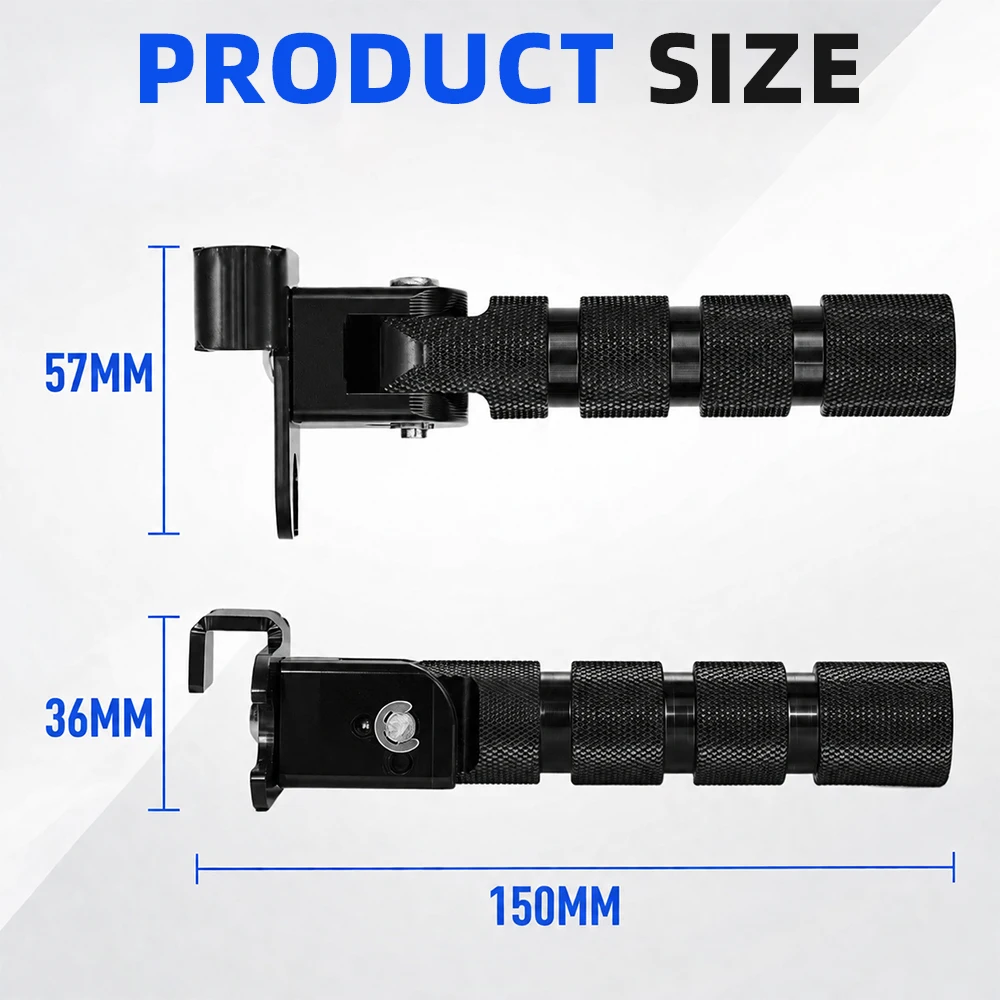 For Ridstar Q20 Footpegs Rear Passenger Foldable Foot Pegs Footrests E-Bike Electric Dirt Bike Ebike CNC Motorcycles Accessories