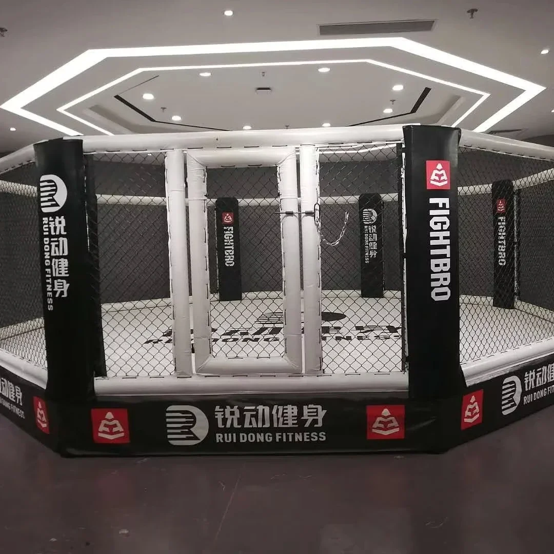 Professional mixed martial arts floor cage MMA competition octagon cage