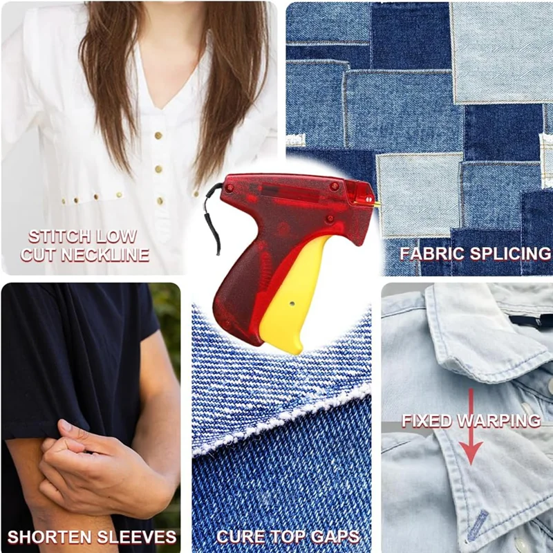 

Пистолет для одежды, Пистолет для одежды, Мини-стижок для шитья, подшивка, быстрая тонкая строчка, бирка-B51B