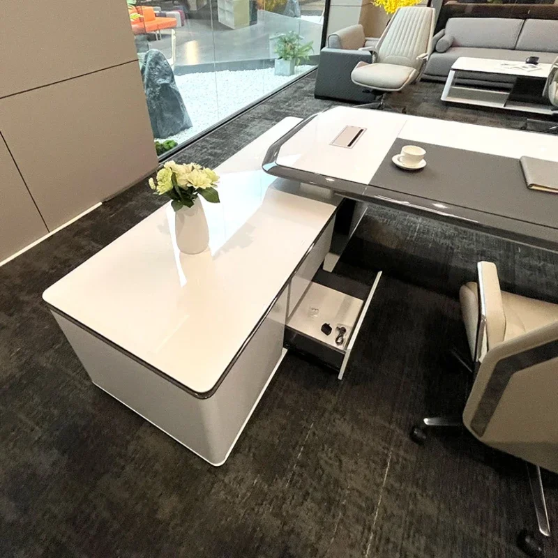 Seating Desk Computer Desks Multifunctional Standing Bedside Table Automatic Office Executive Furniture Desktop Workshop Modern