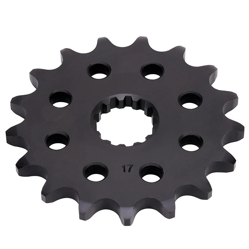 Motorcycle 525 17T  Front Sprocket Chain Wheel For Suzuki SV650 GSR600 DL800 DL1000 For Kawasaki W650 ZR750 For Hyosung GT650