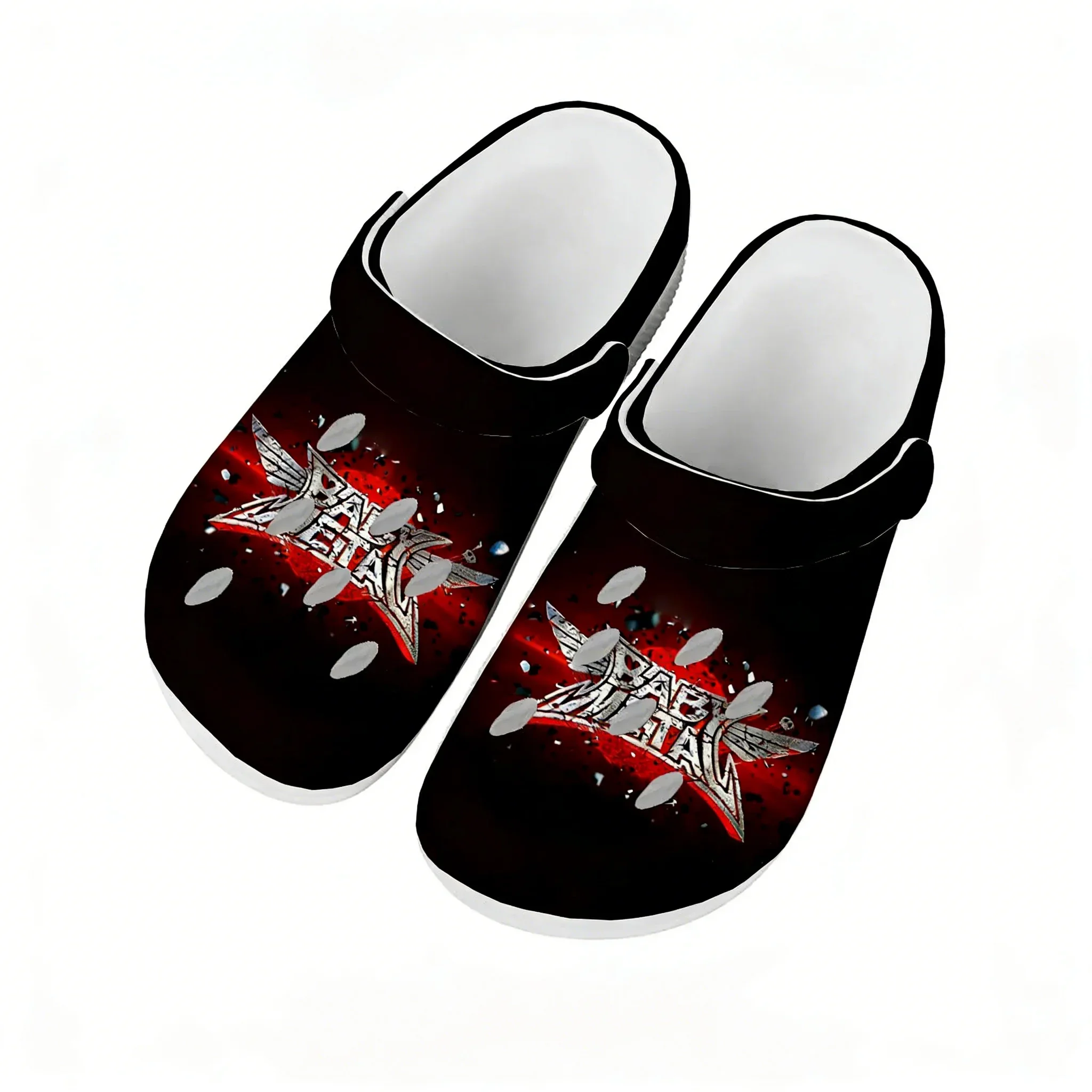 

Babymetal Sandals Water Shoes Men Women Teenager Comfortable Home Garden Clogs Custom Sandals Beach Breathable Hole Slippers