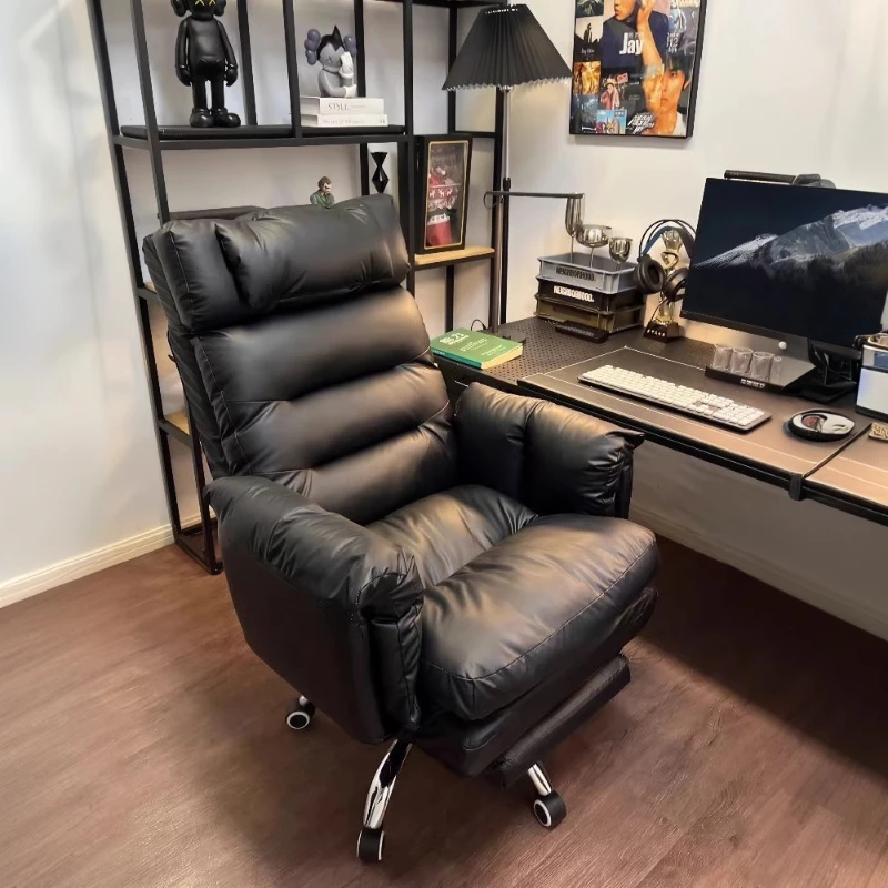 디자이너 저렴한 사무용 의자 부드럽고 현대적인 편안한 책상 의자 인체공학적 휴식용 사무용 가구