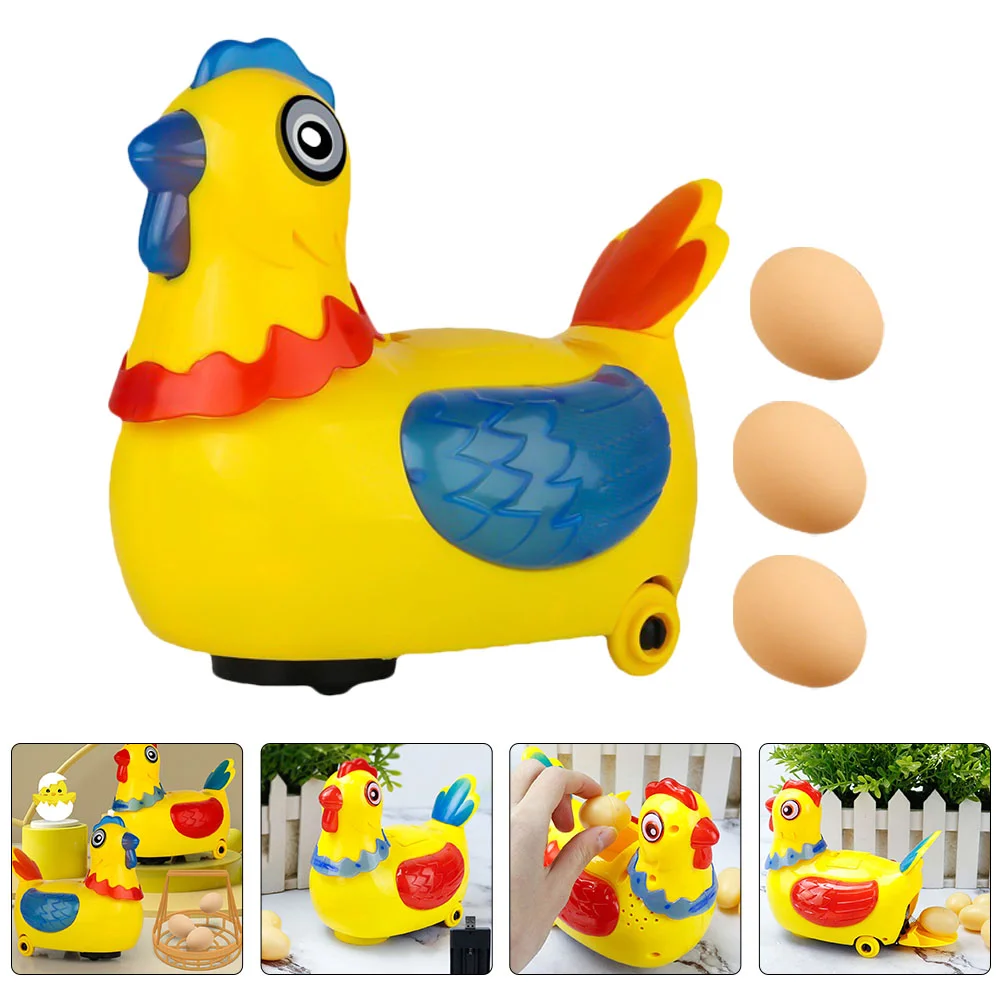 Hen Toy Baby Toys Chicken Laying Eggs Singing Kids Educational Childrens Electric Walking Plastic