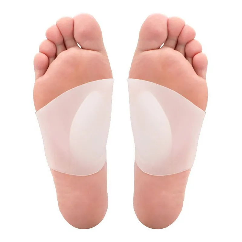 Manchons de soutien de la voûte plantaire, 2 pièces = 1 paire, fasciite plantaire, entorse de talon en silicone, soins des pieds, chaussettes pour pieds plats, coussins, l'offre elles orthopédiques