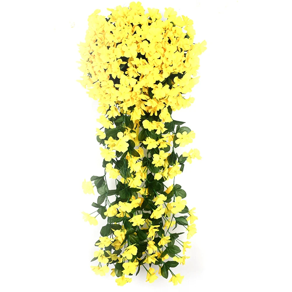 5 Petals Orchid Simulation Artificial Flowers Fake Flower Wedding Party Decoration Mother Day Garden Wall