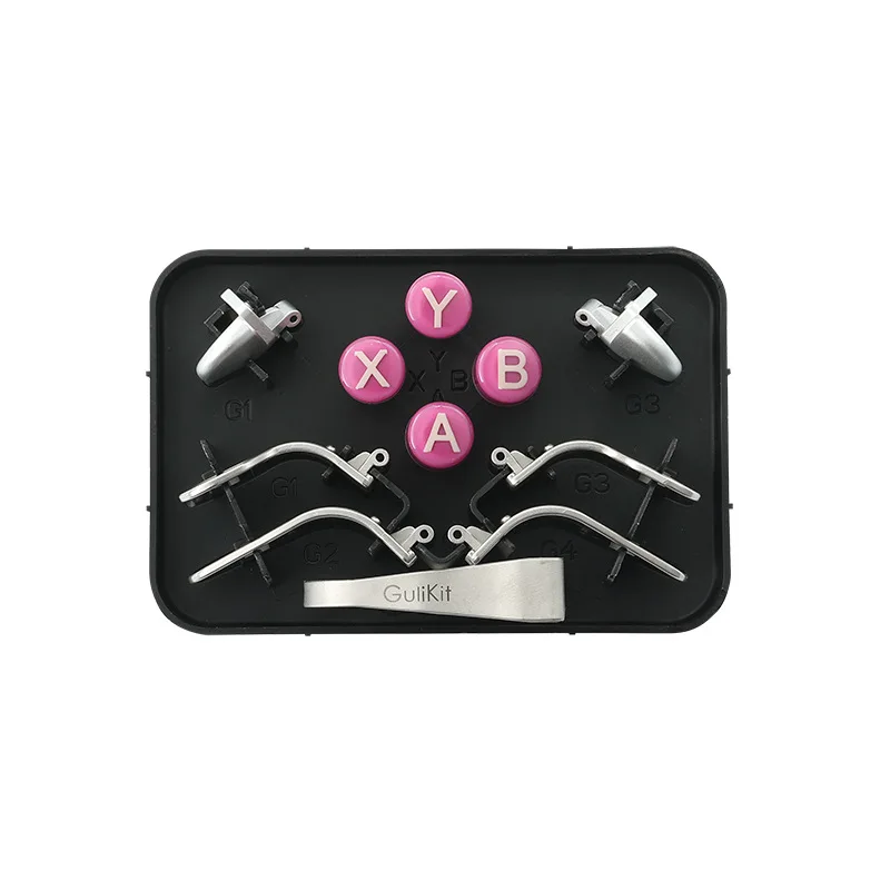 GuliKit NS50 for KK3 Max KK3 Pro Controller Accessories Pack with 6 Rear Paddles,4 PC Layout ABXY Button,1 Keycap Puller