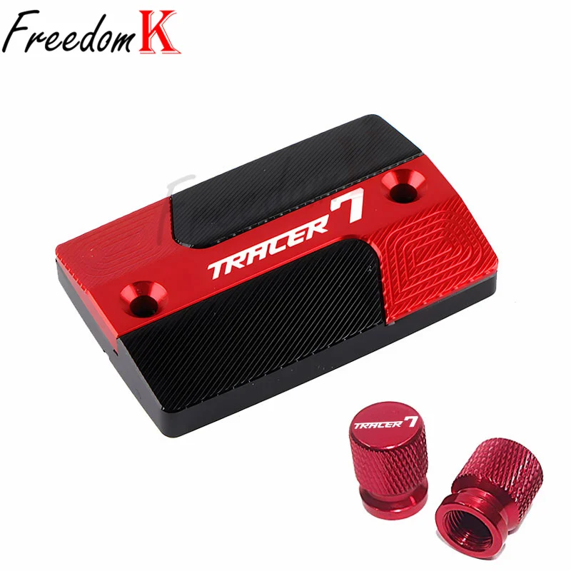 Motorcycle accessories quality CNC Front Rear Brake Fluid Reservoir Cap Cover Fit For Tracer 9GT 7GT Tracer 9 Tracer 7