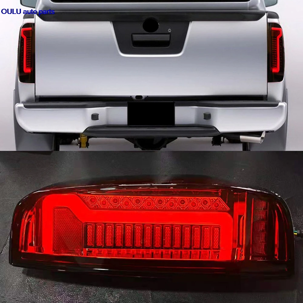 For Nissan Navara D40 2004 - 2014 Car LED Tail Light Assembly Brake Light Reversing Light Dynamic Turn Signal Auto Accessories