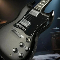 Sliver SG Electric Guitar 6 Strings Body Rosewood Neck HH Pickups Black Hardware 22 Tone