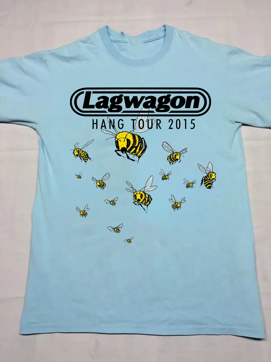 Lagwagon Tour 2015 Band Gift For Fan All Size S to 5XL Light Blue T-shirt TMB176