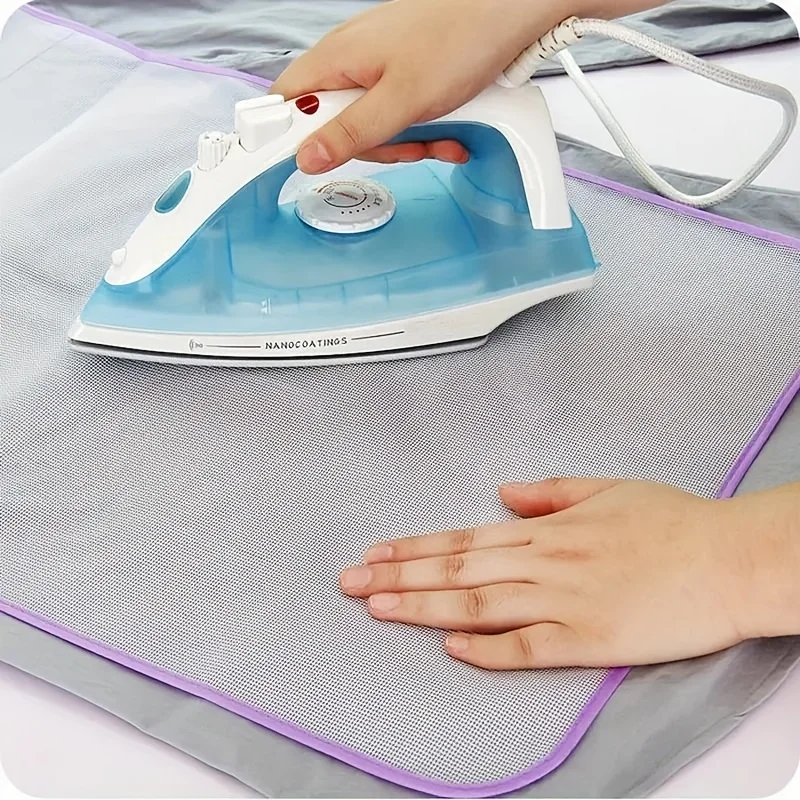 5pcs / 1pc Heat-Resistant Ironing Mat with Polyester Net , Washable, Practical Hooks for Easy Storage, Durable Ironing Board