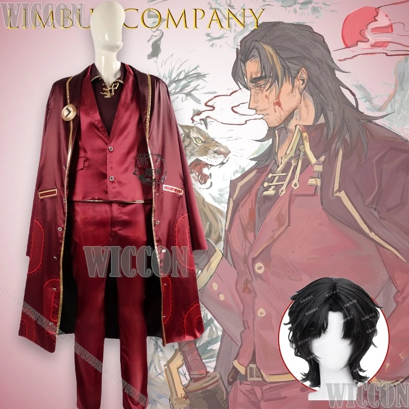 Lim busCom отключение Lei Heng, одежда для косплея, игровой наряд, вечеринка на Хэллоуин, карнавал, Рождественский мужчина, красное платье, красное длинное пальто, парик, реквизит для косплея Lim busCom отключение Lei Heng, одежда для косплея, игровой наряд, вечеринка на Хэллоуин, карнавал, Рождественский мужчина, красное платье, красное длинное пальто, парик, реквизит для косплея