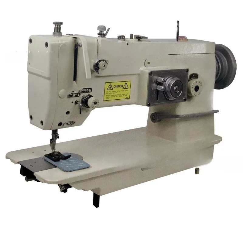 Single needle lower delivery width herringbone sewing machine
