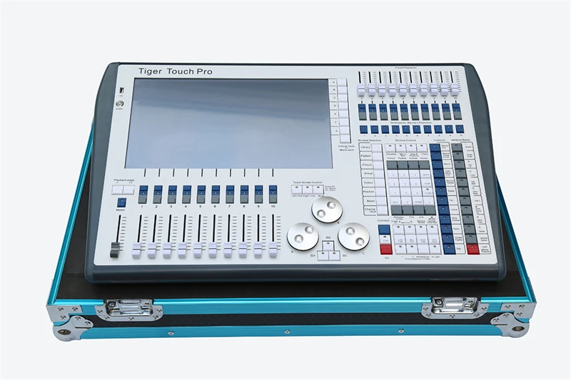 

Dmx512 Кварцевая консоль Tiger Touch Pro Диммер сценического освещения TT-Pro Контроллер DMX с кейсом