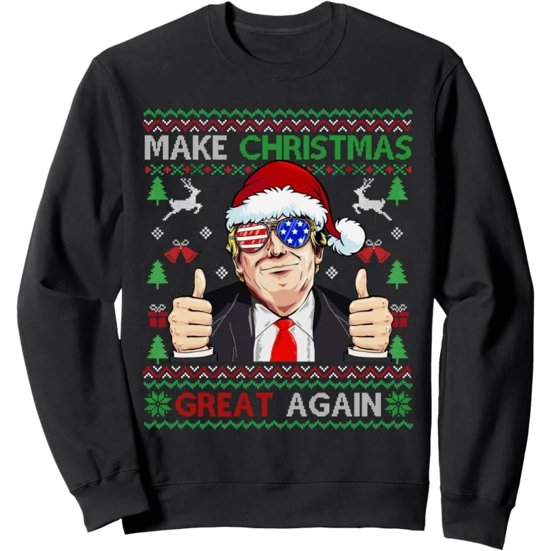 Santa Claus Trump makes Christmas great again with sportswear