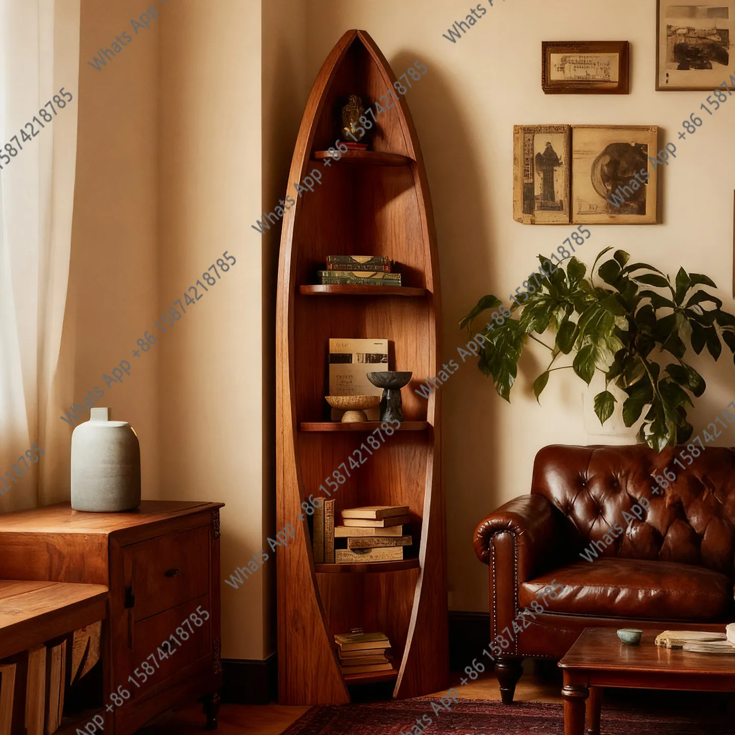 

Medieval Solid Wood Corner Cabinet Simple Corner Cabinet Living Room American Corner Shelf Side Cabinet