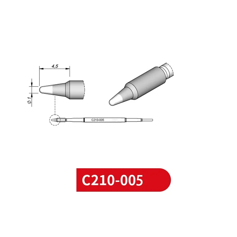 dicas de ferro de solda c210005 para jbc sugon aifen a5 a9 pro a10 t21 a902 t26d t3602 estacao de solda 01