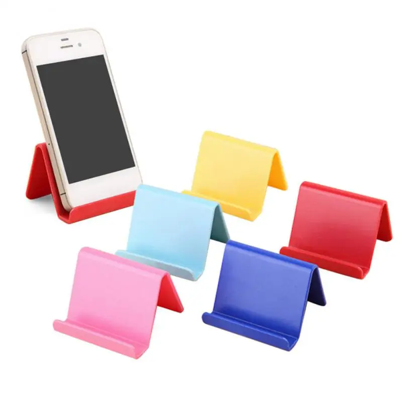 Universal Candy Handy Zubehör Tragbare Mini Desktop Stand Tisch Handy Halter Für IPhone Samsung Xiaomi Huawei