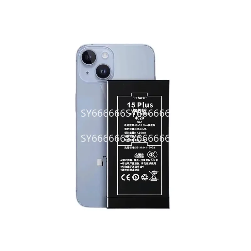100% New 4620mAh High Density Enhanced Capacity For NOHON Replacement Battery Compatible With iPhone 15Plus + Free Tools