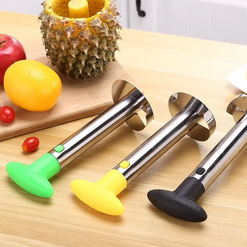 NEW Stainless Steel Pineapple Silcer Peeler Fruit Corer Slicer Ananas Peeler Cutter Fruit Spiral Cutter Kitchen Tool Accessories