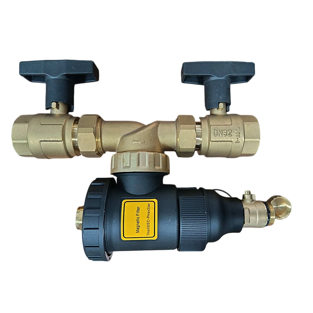 Boiler Magnetic Filter with Large Storage Chamber and Magnetic Ring to Support Efficient Operation in Heating Systems