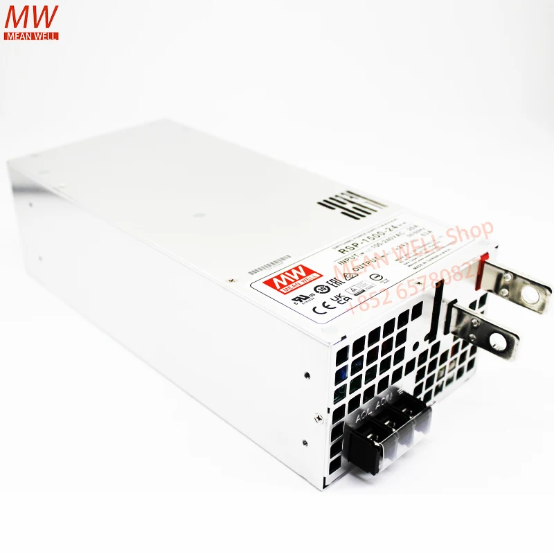 Original MEAN WELL RSP-1500-24/48/5/12/15/27V Single output switching power supply 1500W can parallel high-power PFC