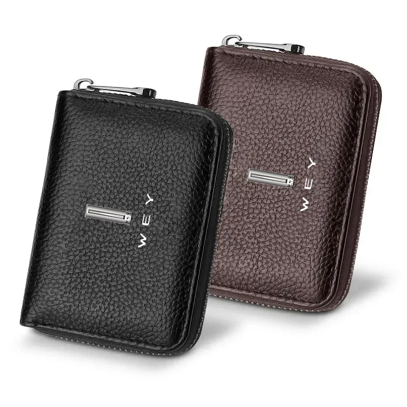 For Great Wall WEY Coffee vv5 vv6 vv7 Car Carbon Fiber Driver\'s License Holder Card Bag Driving ID Card Storage Bag Wallet