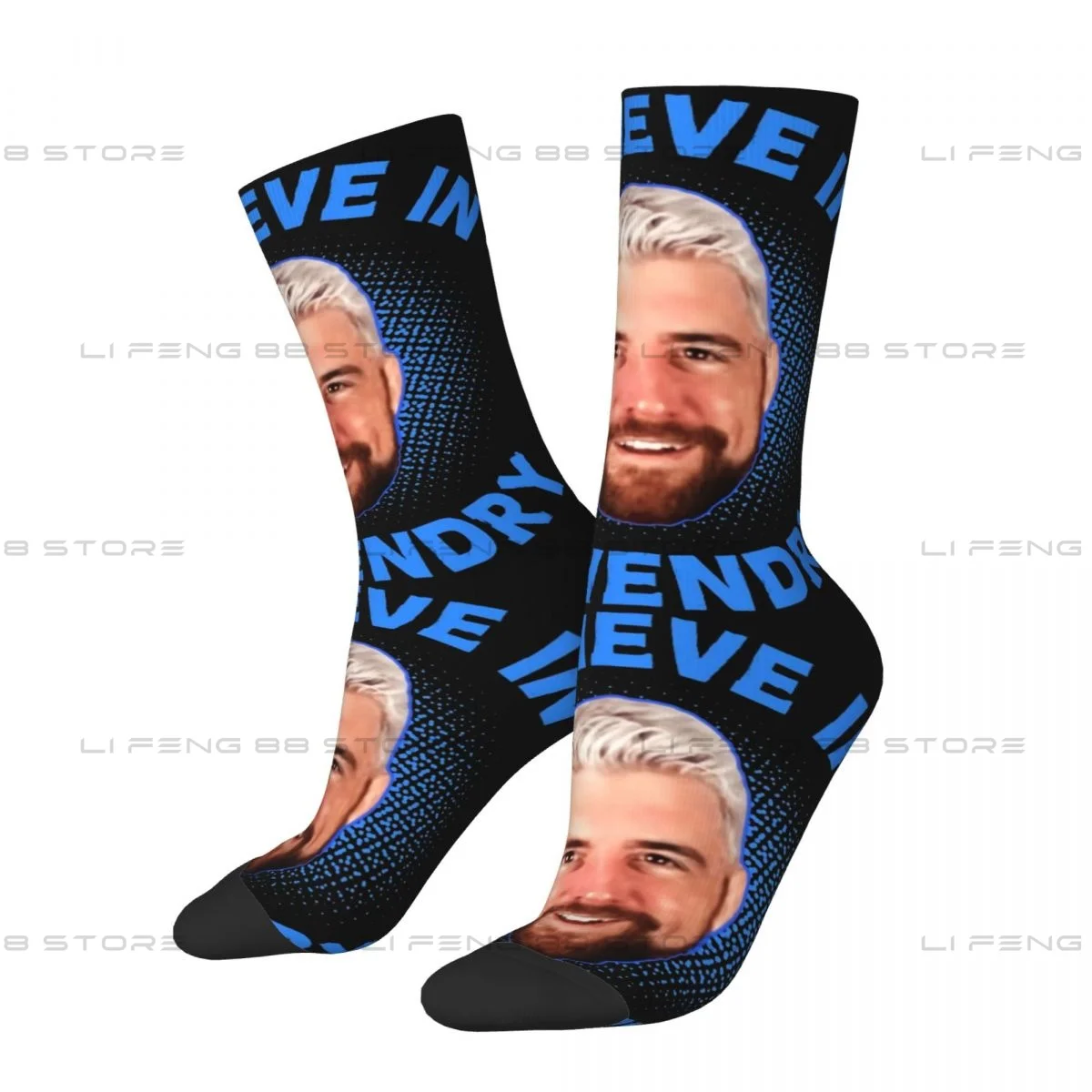 I Believe In Joe Hendry Pro Wrestler Unisex Winter Socks Hip Hop Happy Socks Street Style Crazy Sock