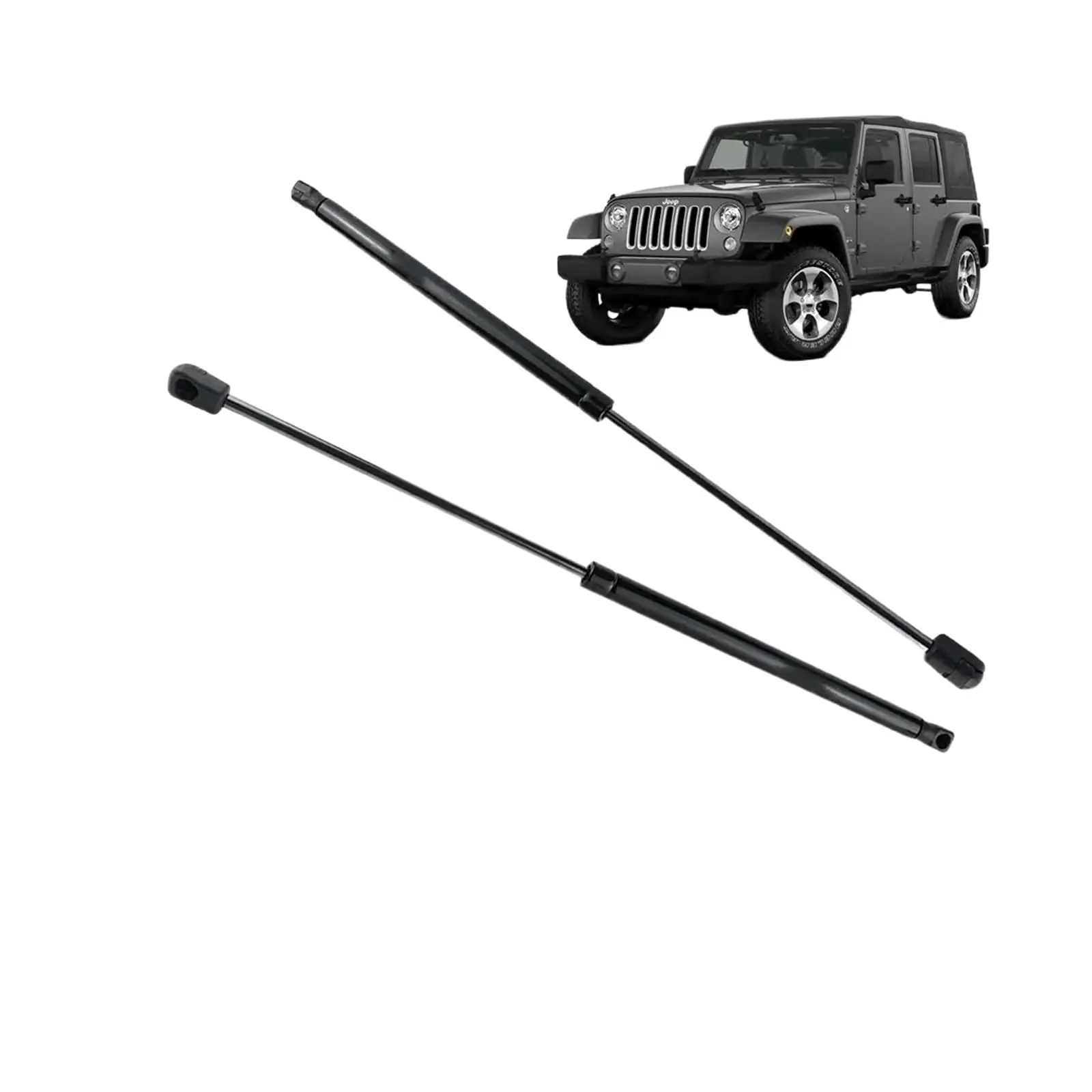 2pcs Struts Support Bar For Jeep Wrangler JK SUV 2011-2018 OE 4B423049W Rear Trunk Gas Spring Shock Lift Strut Bar Pressure Rod