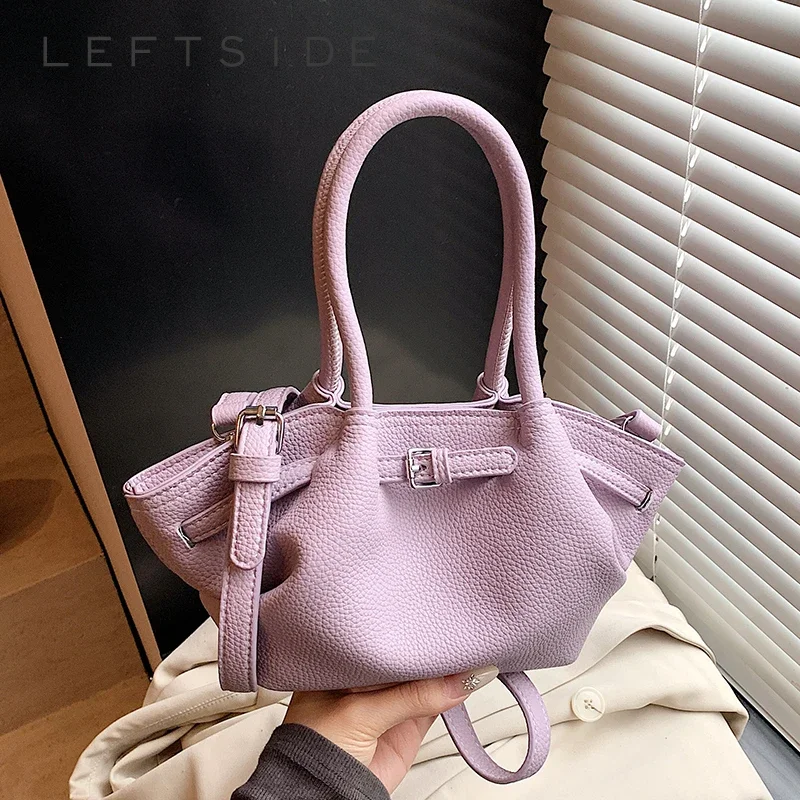 

Левая сторона, женская маленькая сумка на плечо из искусственной кожи, новинка 2025, трендовая модная сумка через плечо с короткой ручкой, женские простые сумки и кошельки