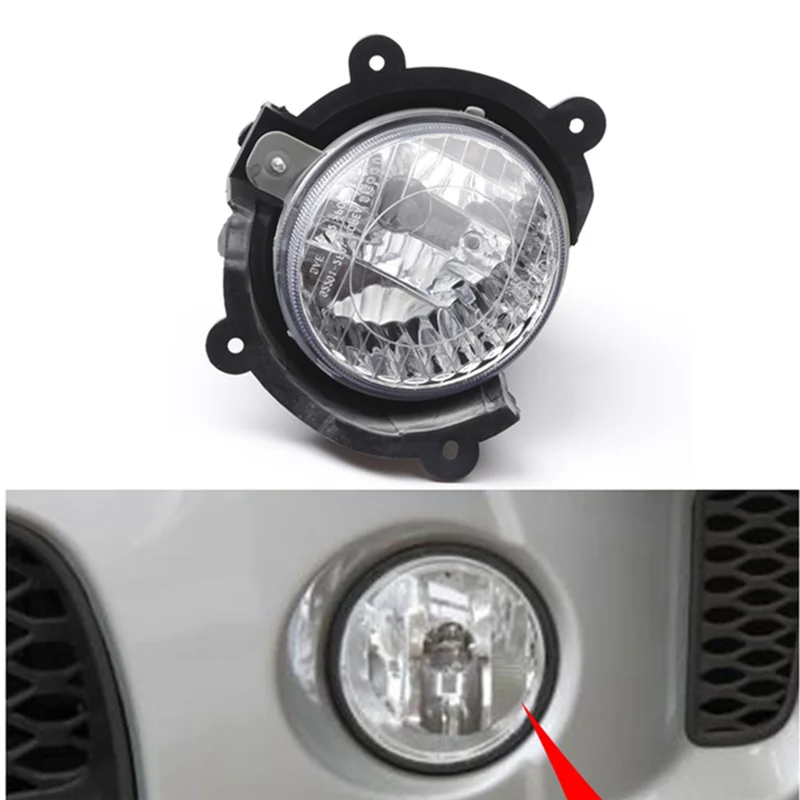 Car Left Front Bumper Fog Lights Assembly Driving Lamp Foglight Grille Signal Lamp with Bulb for Kia Cerato 2005 2006