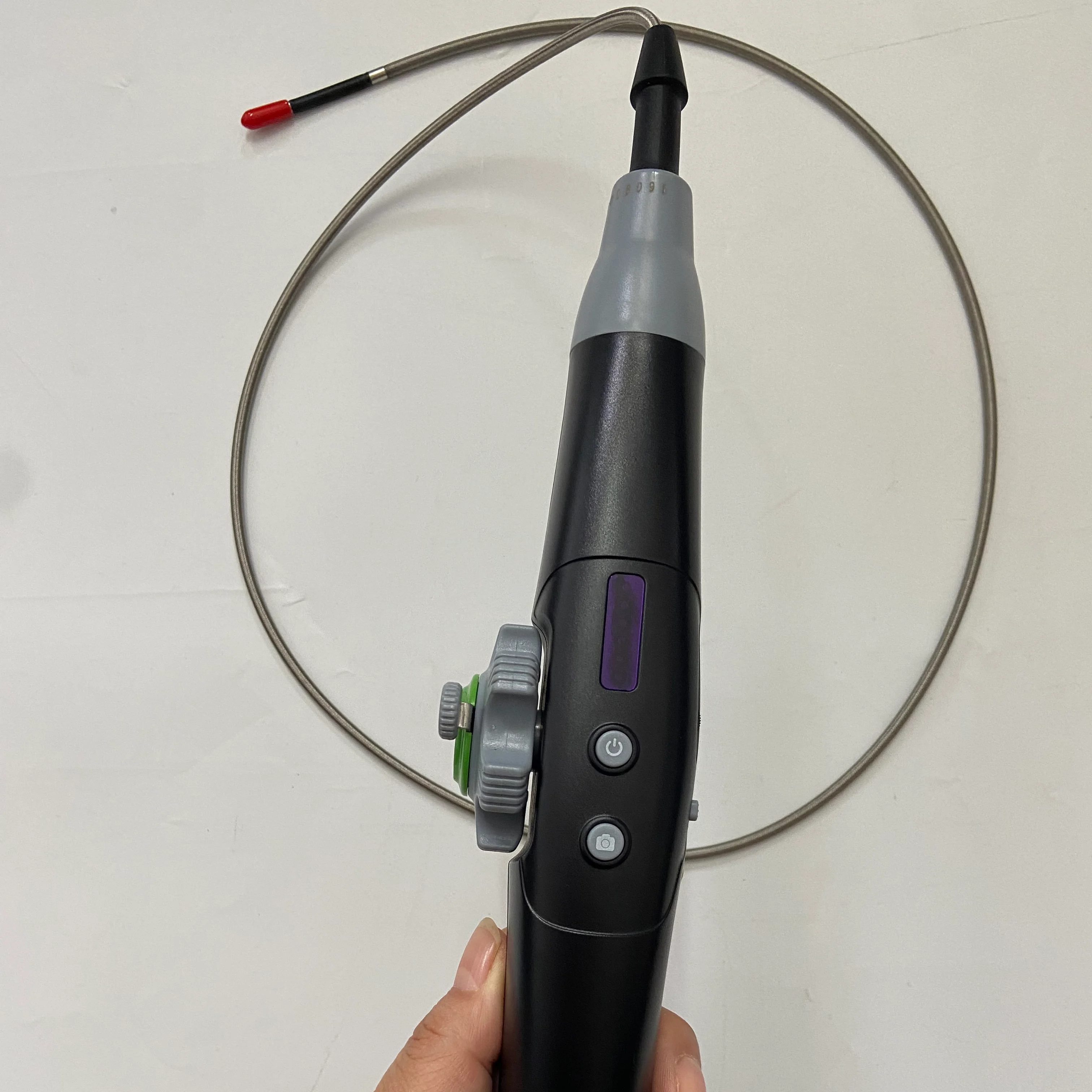 Por   Inspection Borescope  USB    with High Resolution  2 Way Articulations Stainless Steel Tube