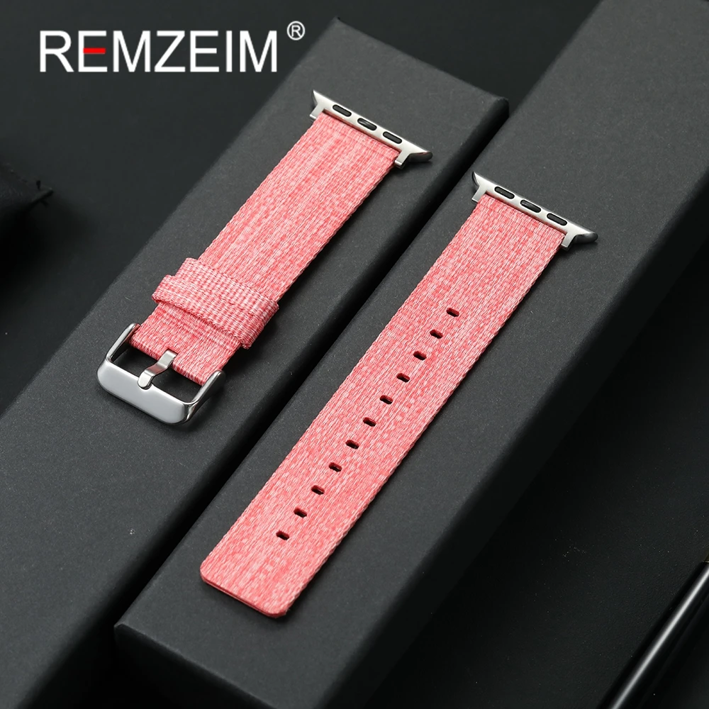 Nylon Watch Strap For Apple Watch 1-10 Ultra SE 2 Canvas Bracelet For Iwatch 38mm 40mm 41mm 42mm 44mm 45mm 46mm 49mm