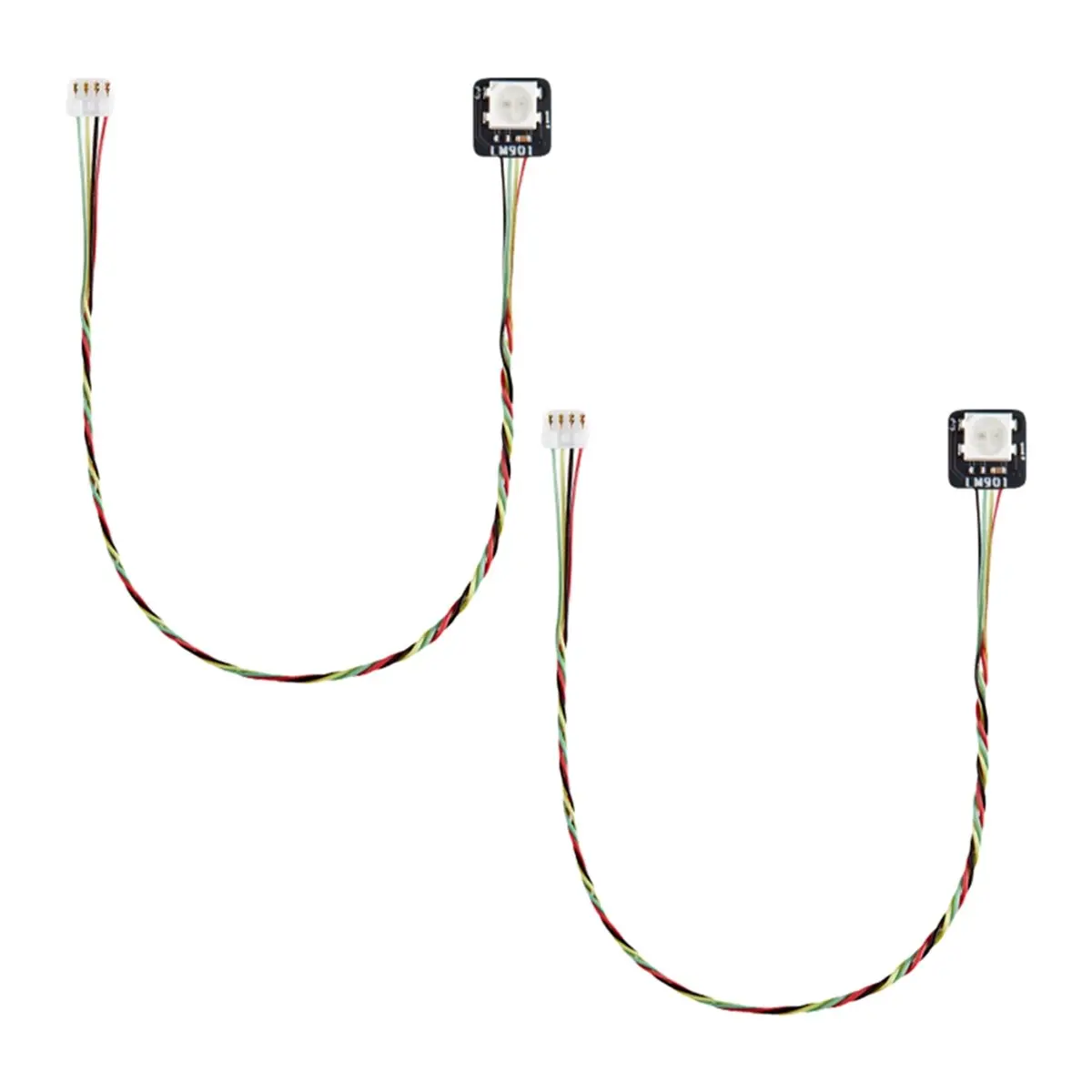 [VALUE PACK]2PCS for CyberBrick WS2812 RGB LED Light Board IDC0.8 4-Pin Connector 3D Printed Model Components