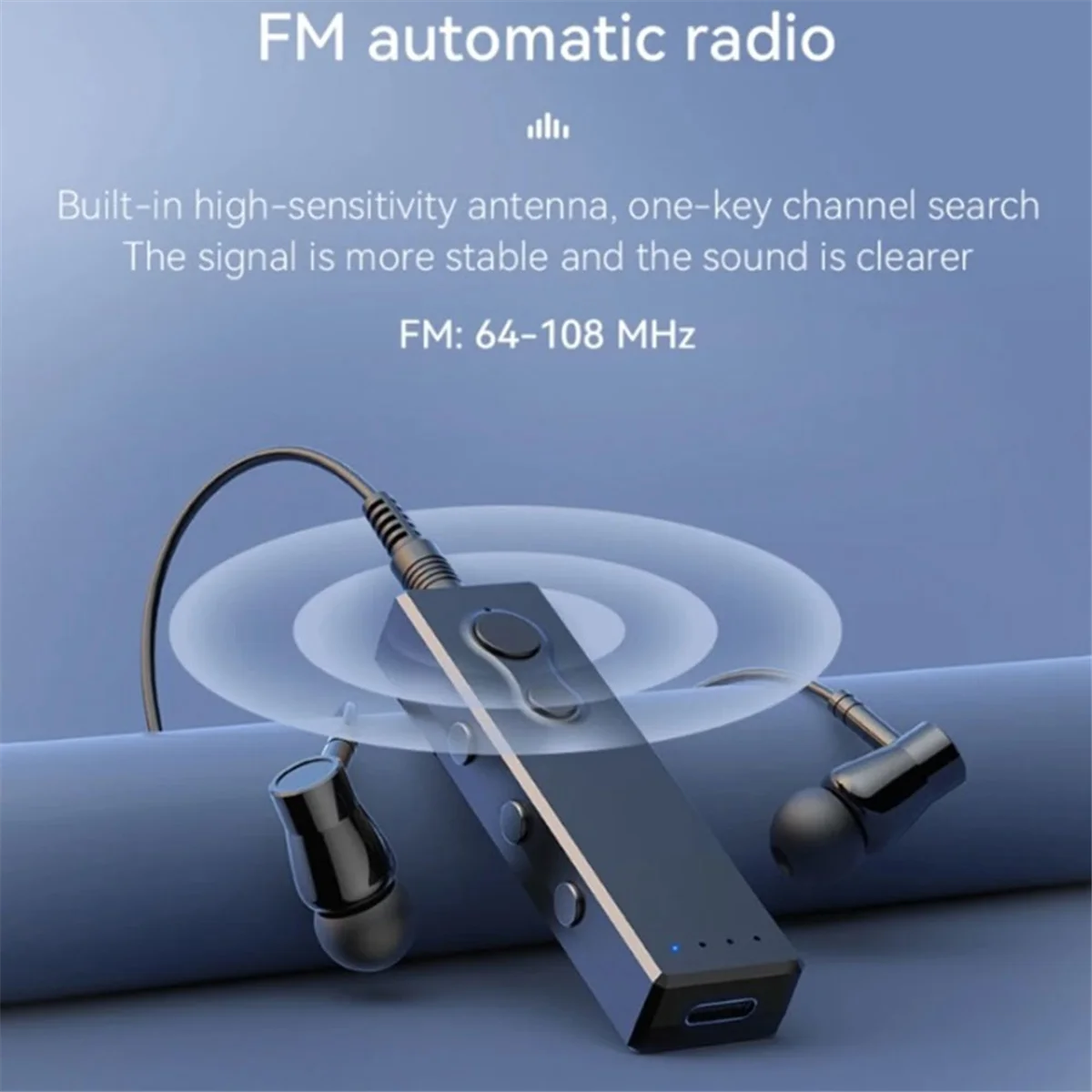 Надежный мини-радио Bluetooth беспроводной приемник с радио и MP3-плеером поддерживает чтение TF-карты-ABDQ