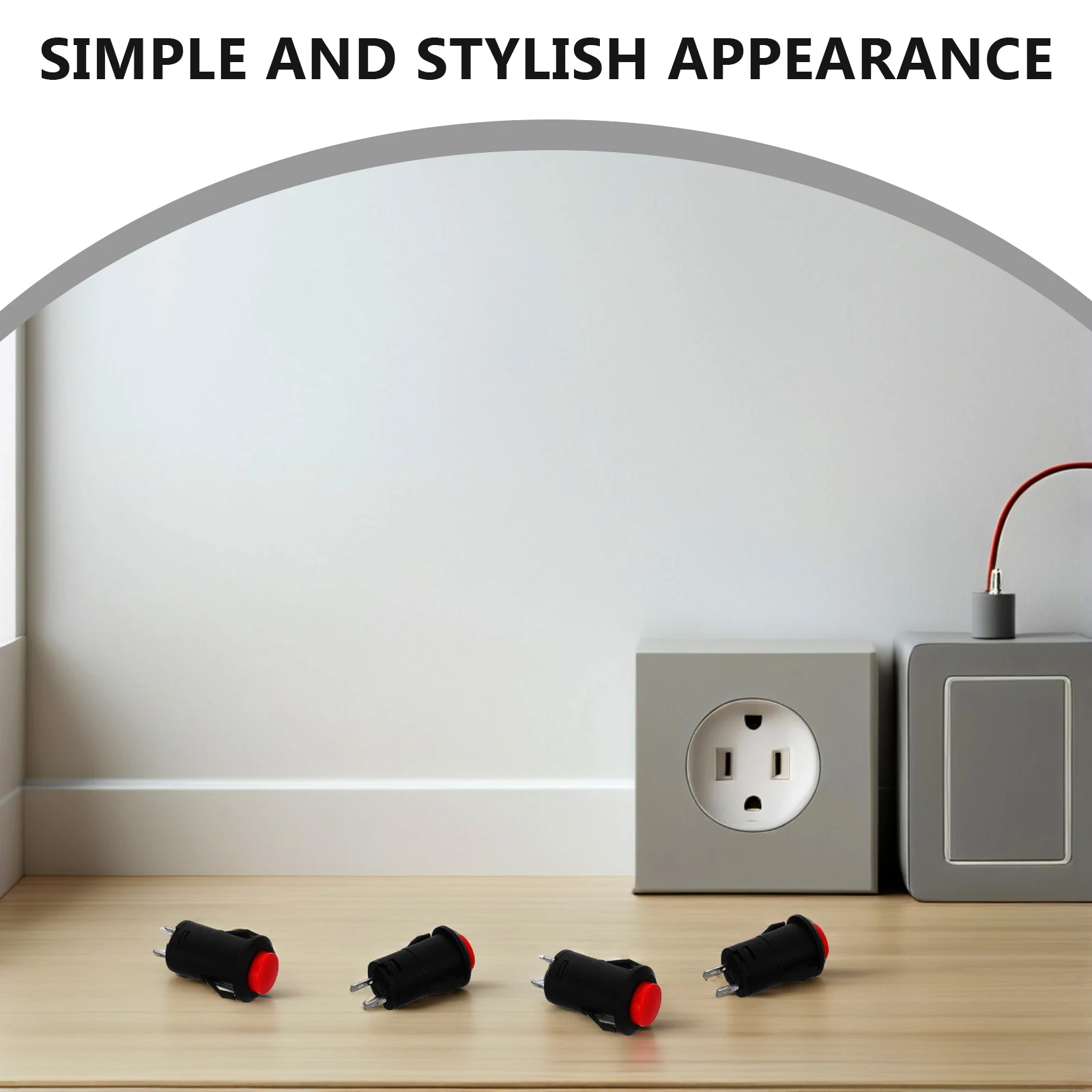 

12pcs Self-Locking Push Button Switch Waterproof Latching Red 12Mm Industrial Emergency Stop Electrical Control Panel