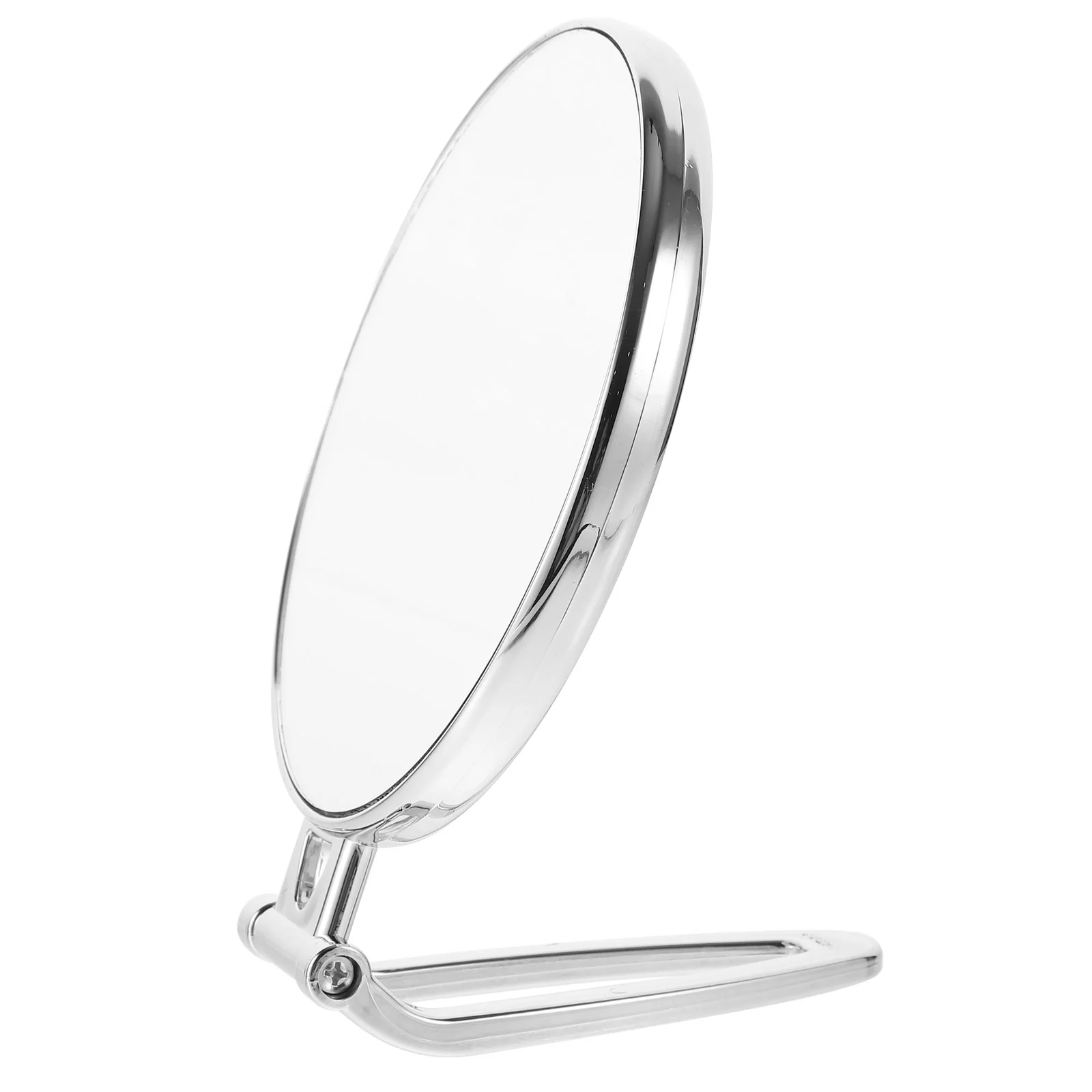 Miroir de maquillage portable pour femme, double poignée latérale, grossissement de la vanité, poche de beauté, 30x