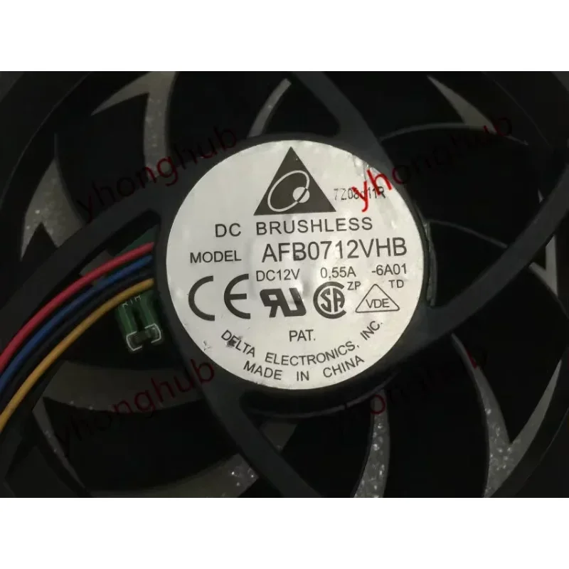 

Delta Electronics AFB0712VHB 6A01 DC12V 0.55A 70x70x15mm Вентилятор охлаждения сервера