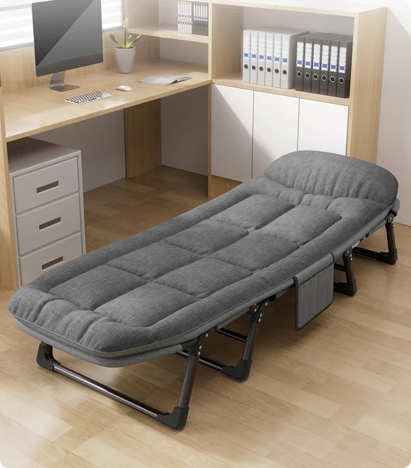 New Folding Bed Office Rollaway Bed Single Bed Attendant Bed Siesta Bed Nap Folding Bed Camp Bed Hard Board Bed